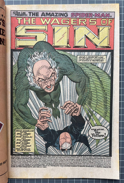THE AMAZING SPIDER-MAN #336 [MARVEL COMICS] DIRECT 1990 VF