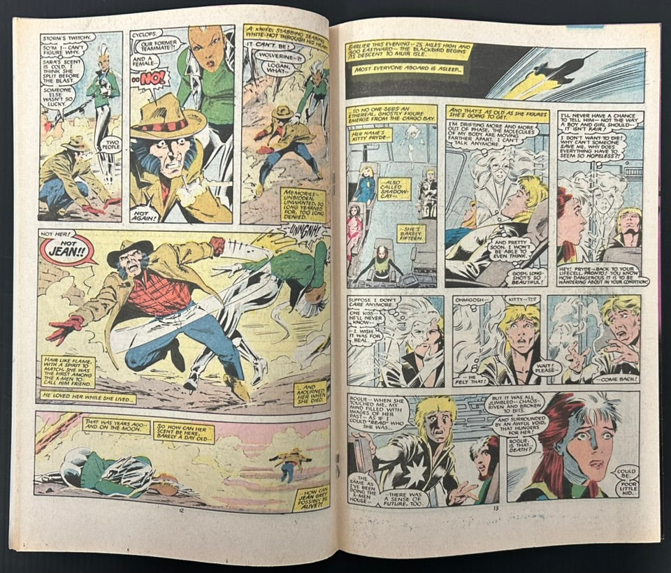 🔑 UNCANNY X-MEN #215 [MARVEL COMICS] DIRECT 1987 VF