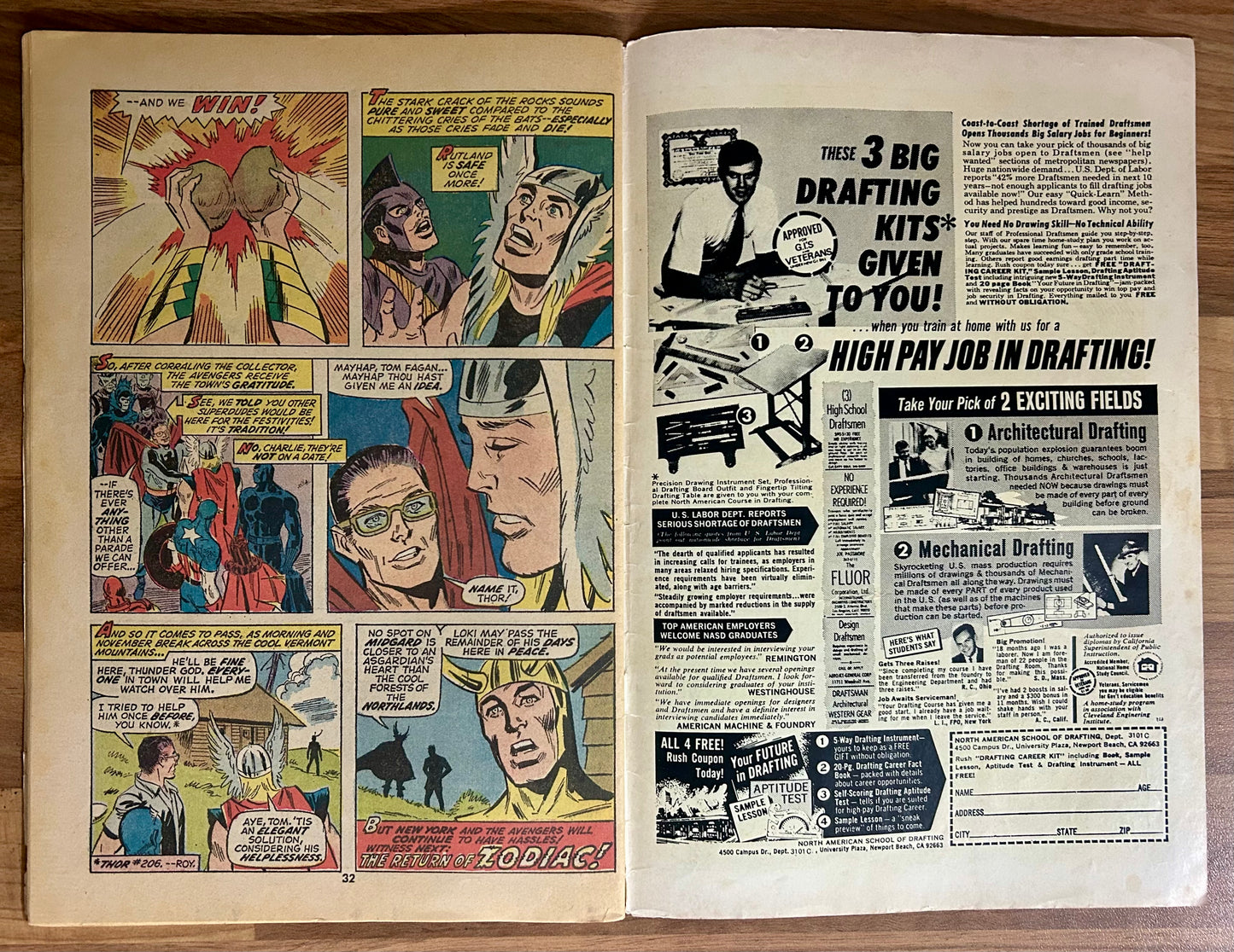 THE AVENGERS #119 [MARVEL COMICS] 1974 VG-