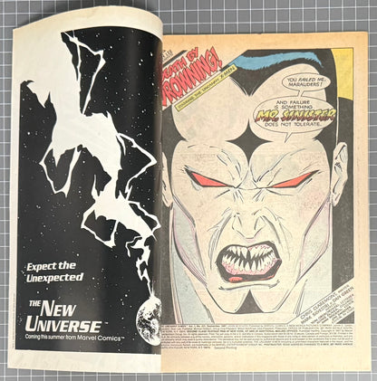 🔑 UNCANNY X-MEN CLASSIC #221 [MARVEL SO MUCH FUN] *1ST MR SINISTER* 1987 VF