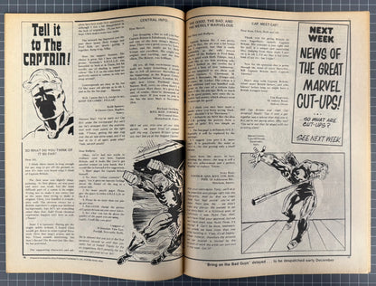 CAPTAIN BRITAIN #11 [MARVEL UK] COMIC MAGAZINE *HERB TRIMPE* 1976 NM-