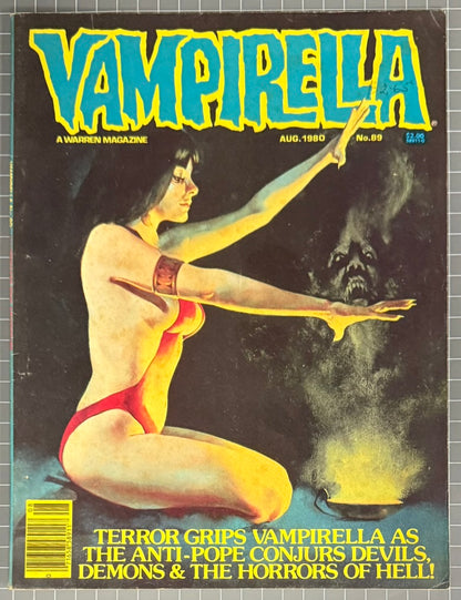 VAMPIRELLA #89 [WARREN] HORROR MAGAZINE 1980 FN
