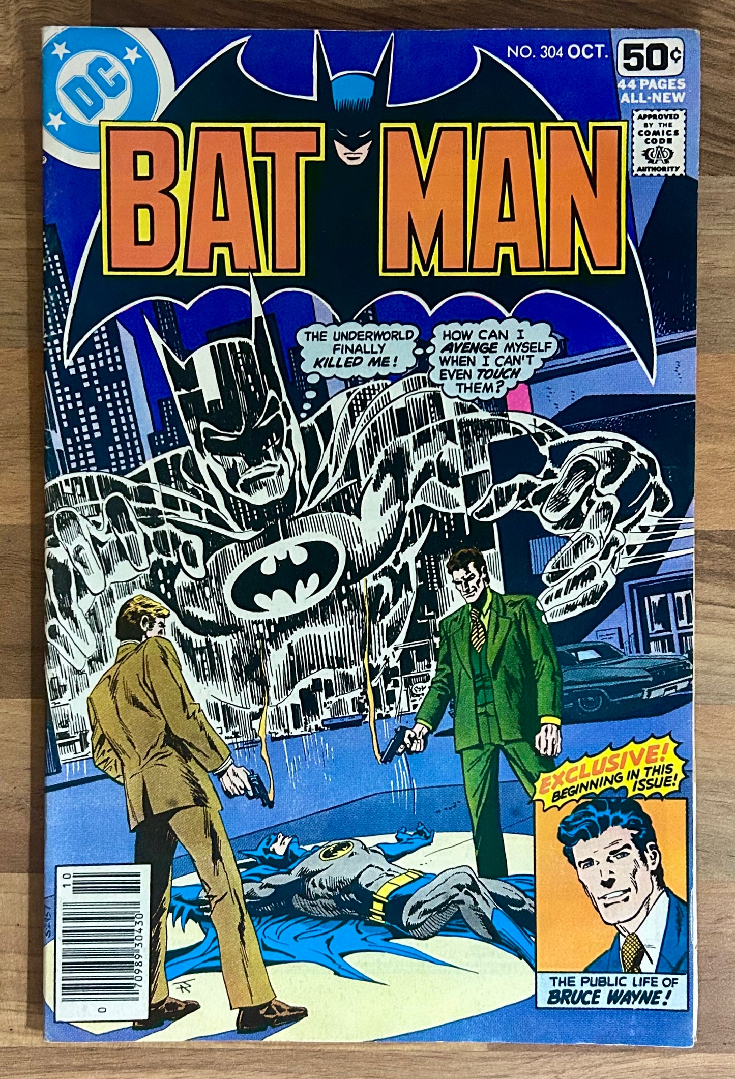 BATMAN #304 [DC COMICS] NEWSSTAND 1978 VF-