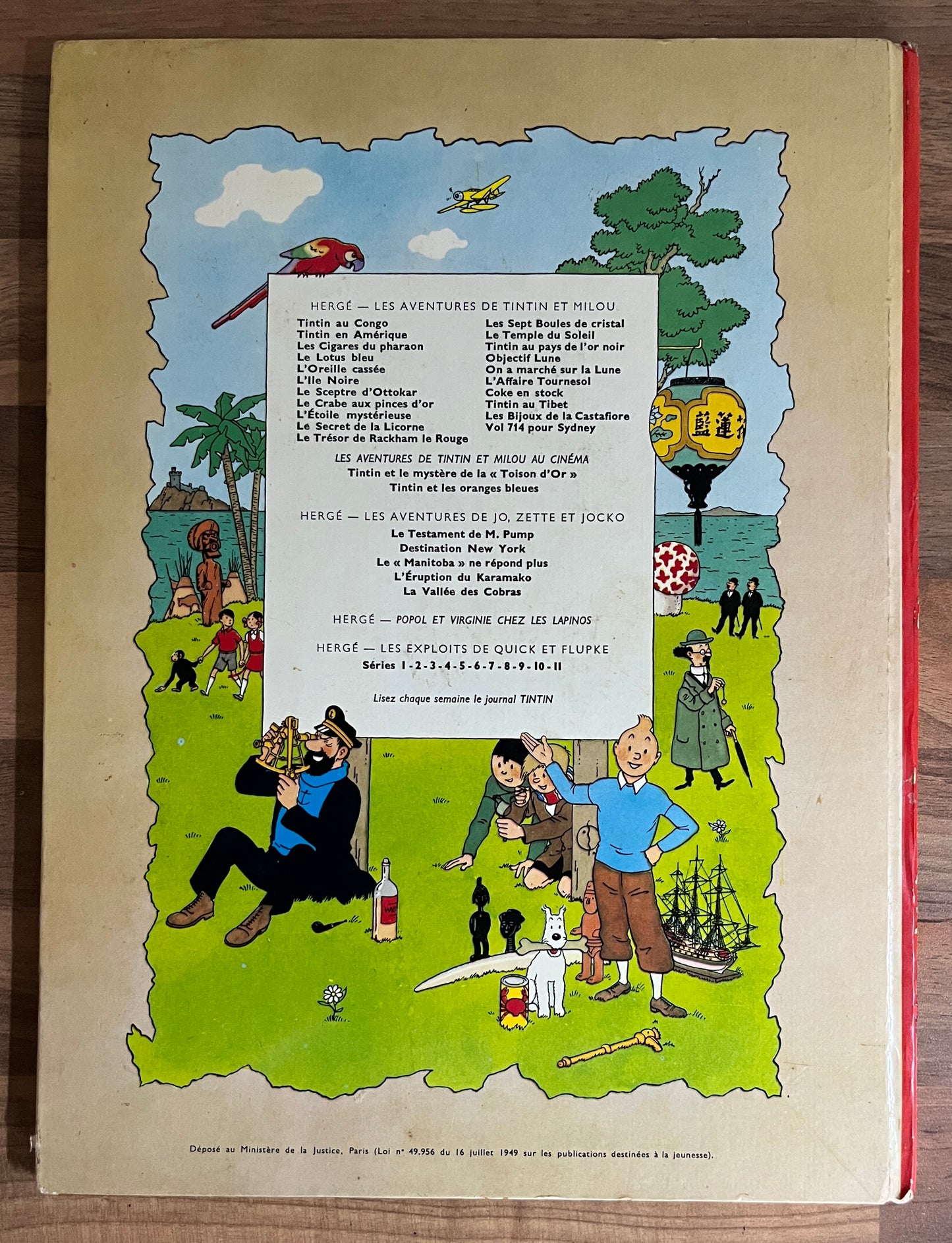 Les Aventures de Tintin L'Oreille Cassee, Casterman, French, Hardcover