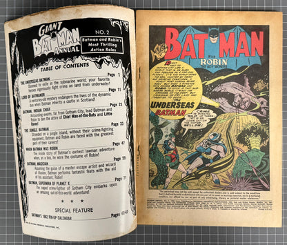 🔑 BATMAN ANNUAL #2 [DC COMICS] 1961 VG