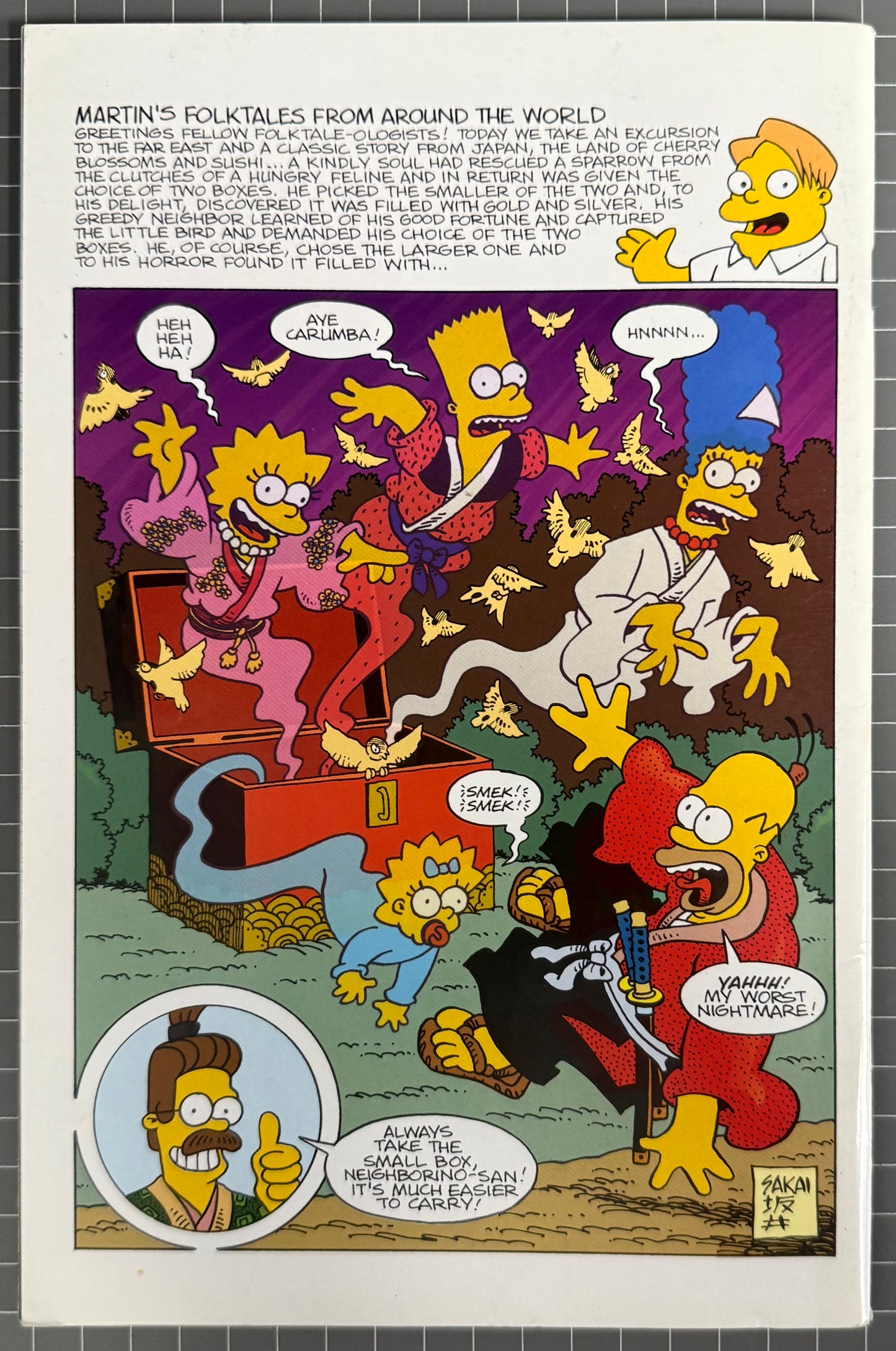 TREEHOUSE OF HORROR #6 [OTTO PRESS] AUSTRALIAN COMIC REPRINT 2000 VG/FN