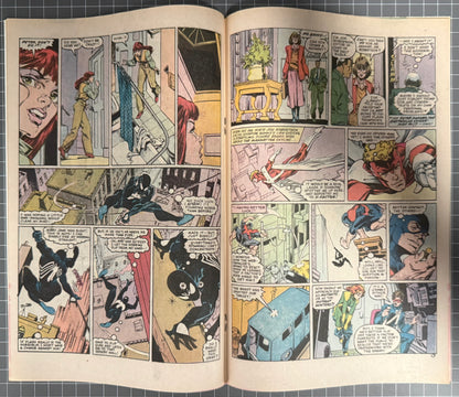 🔑 THE AMAZING SPIDER-MAN #282 [MARVEL COMICS] *25TH ANNIVERSARY FRAME* 1986 VF