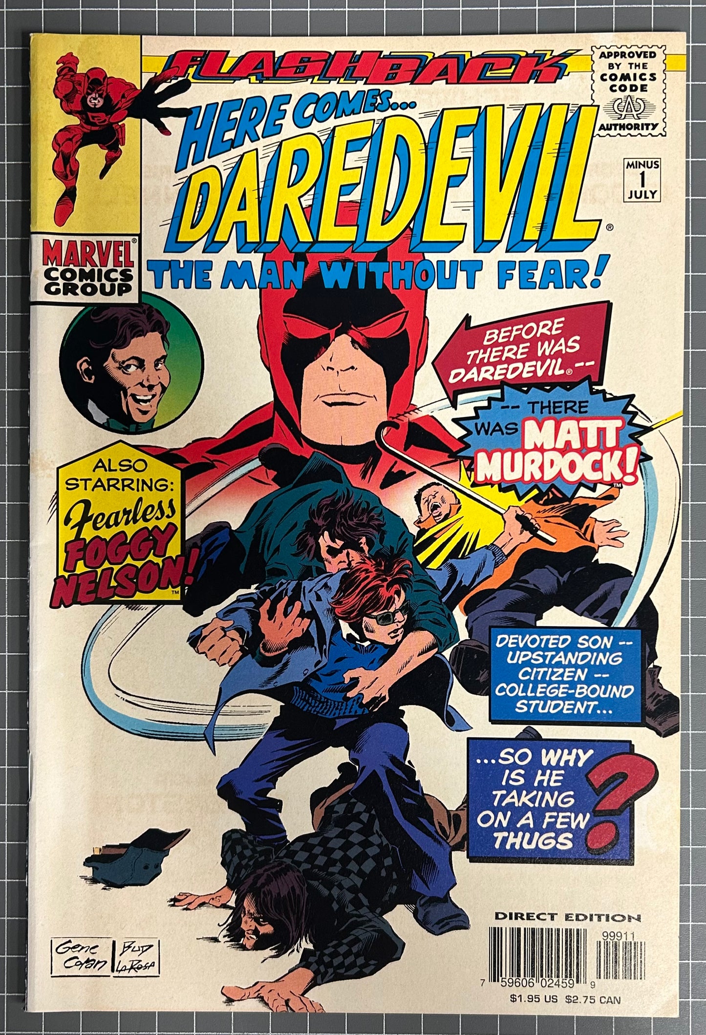 FLASHBACK: HERE COMES...DAREDEVIL #1 [MARVEL COMICS] DIRECT 1997 VF/NM