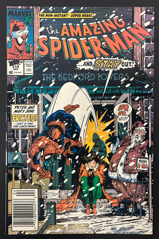 THE AMAZING SPIDER-MAN #314 [MARVEL COMICS] NEWSSTAND 1989 VF-