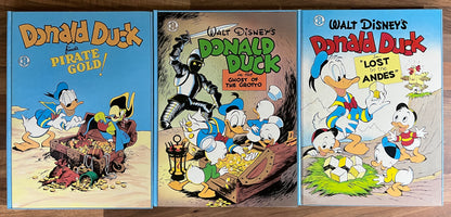 Carl Barks Library of Walt Disney's Donald Duck and the Mummy's Ring 3 Vol. HC Box Set