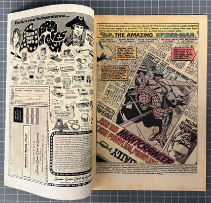 🔑 AMAZING SPIDER-MAN #161 [MARVEL COMICS] *1ST CAMEO APP. JIGSAW* 1976 VG/FN