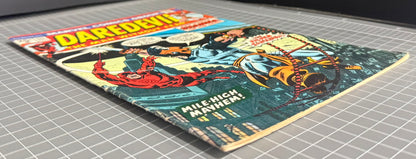🔑 DAREDEVIL #111 [MARVEL COMICS] DIRECT *1ST APP. SILVER SAMURAI* 1974 FN
