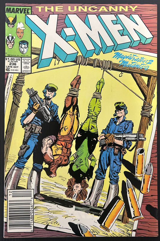 🔑 UNCANNY X-MEN #236 [MARVEL COMICS] DIRECT *1ST APP. GENEGINEER* 1988 VF