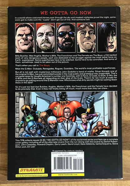 The Boys: Volume Four WE GOTTA GO NOW Garth Ennis, 1st Edition TPB Titan Bks