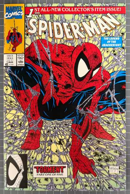 🔑 SPIDER-MAN #1 [MARVEL COMICS] DIRECT ***TODD MCFARLANE*** 1990 VF/NM