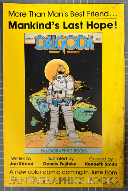 🔑 AMAZING HEROES #45 [FANTOGRAPHICS] *1ST ART TMNT* 1984 VG+