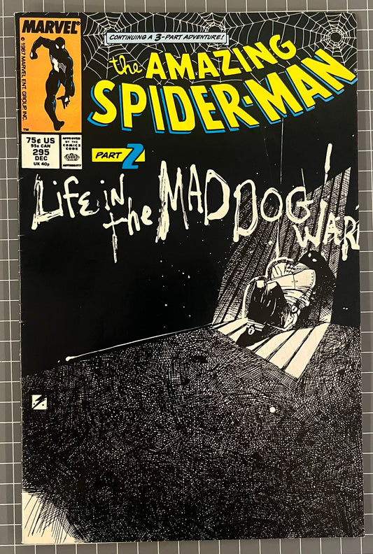 THE AMAZING SPIDER-MAN #295 [MARVEL COMICS] DIRECT 1987 VG/FN