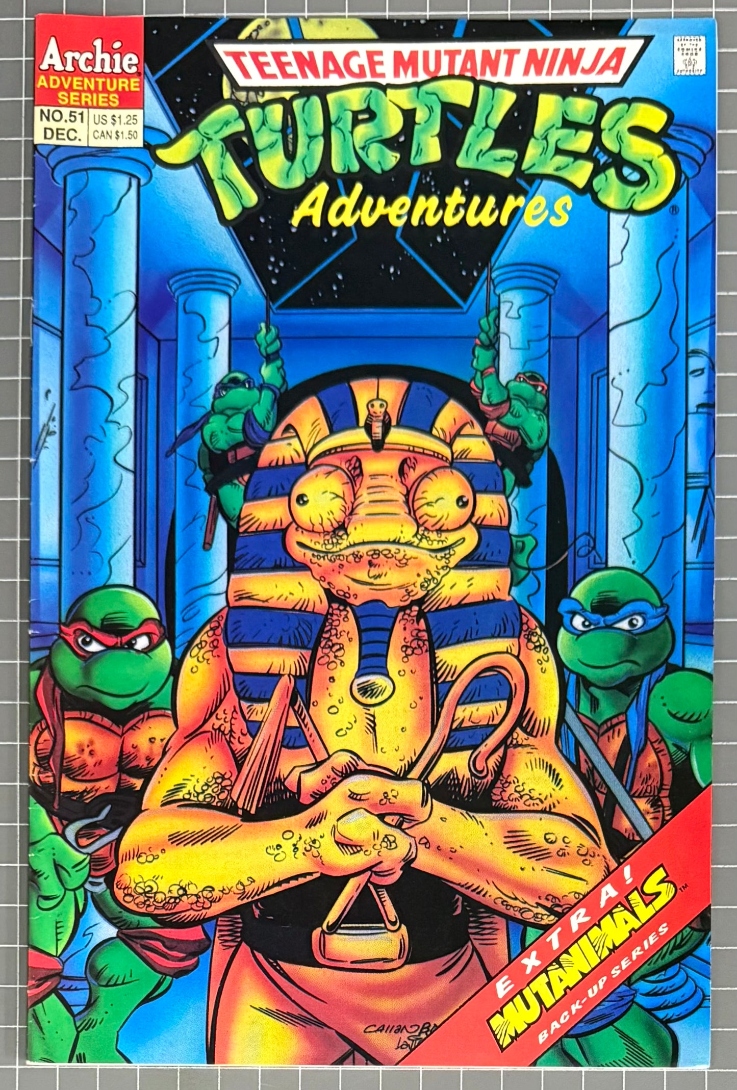 TEENAGE MUTANT NINJA TURTLES ADVENTURES #51 [ARCHIE] DIRECT COMIC 1993 FN/VF