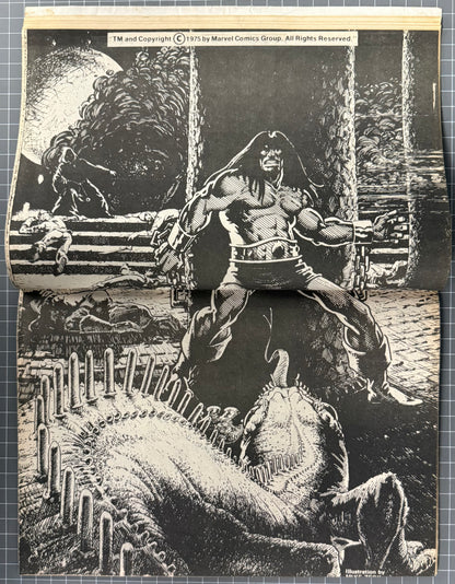 🔑 CONAN THE BARBARIAN #11 + POSTER [NEWTON COMICS] AUSTRALIAN *RED SONJA* 1975