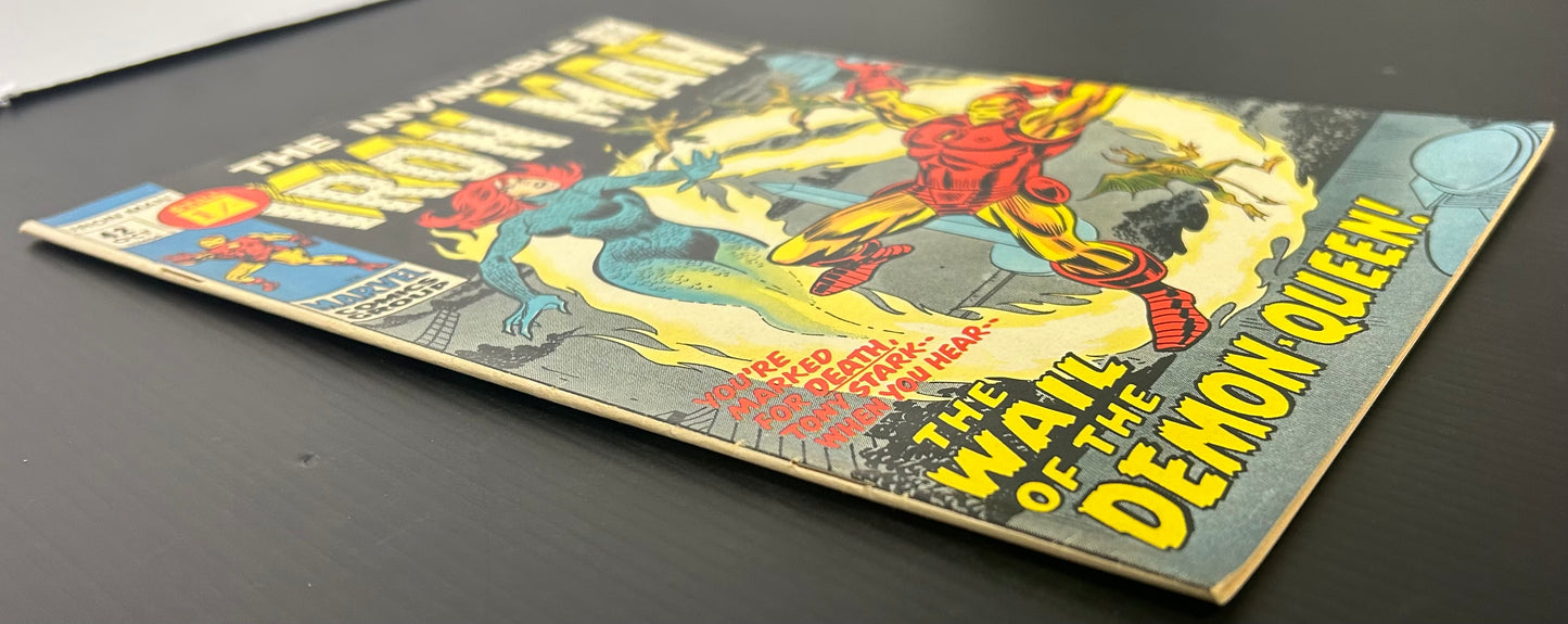 IRON MAN #42 [MARVEL COMICS] DIRECT 1971 FN/VF