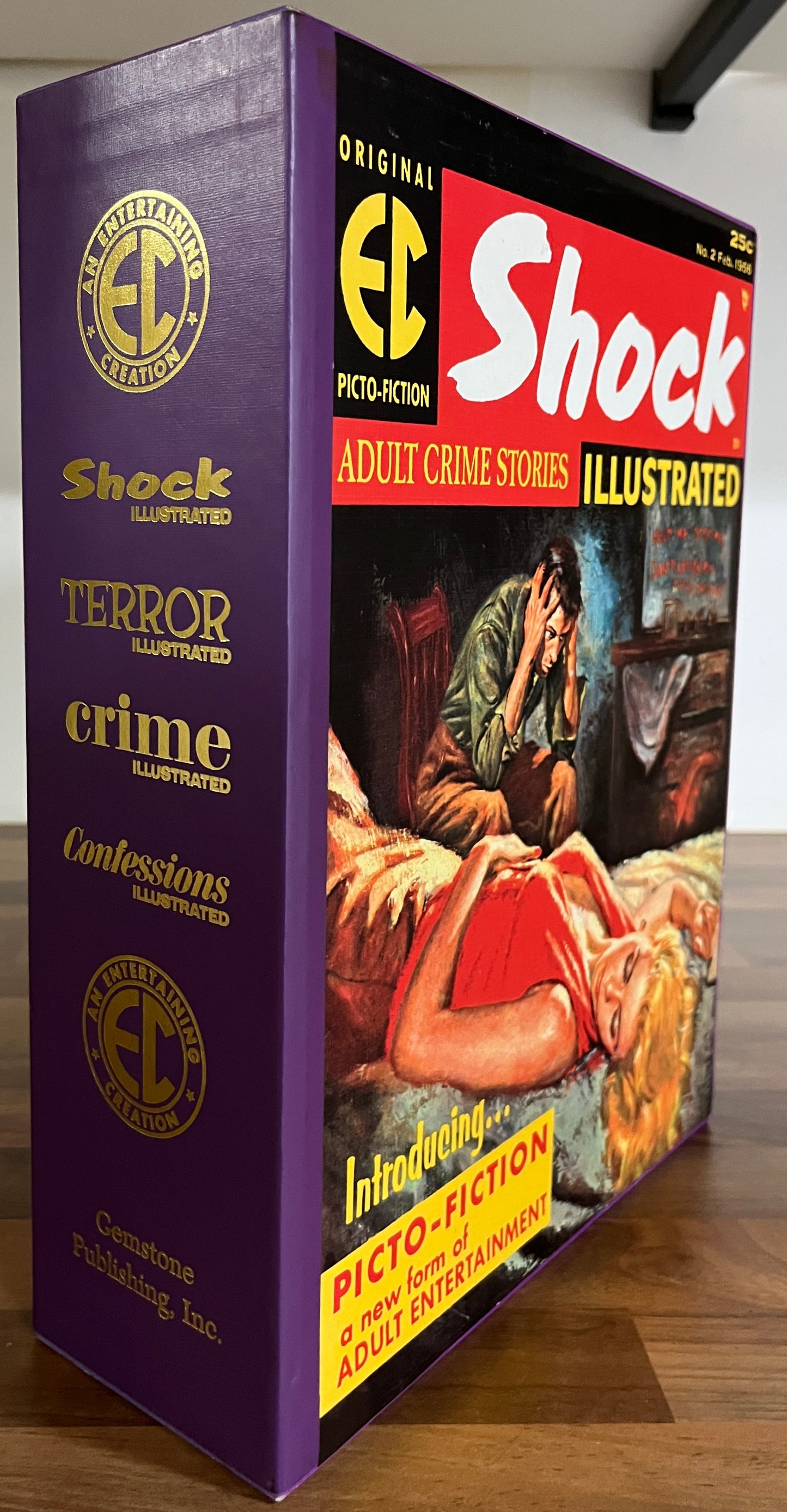EC COMICS PICTO-FICTION SHOCK/TERROR/CRIME/CONFESSIONS ILLUSTRATED BOX SET