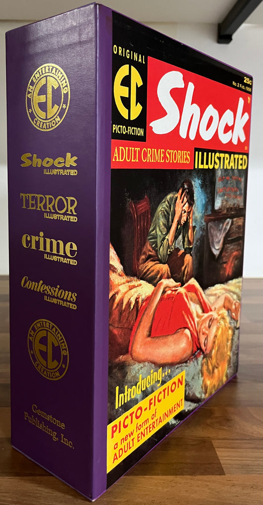 EC COMICS PICTO-FICTION SHOCK/TERROR/CRIME/CONFESSIONS ILLUSTRATED BOX SET