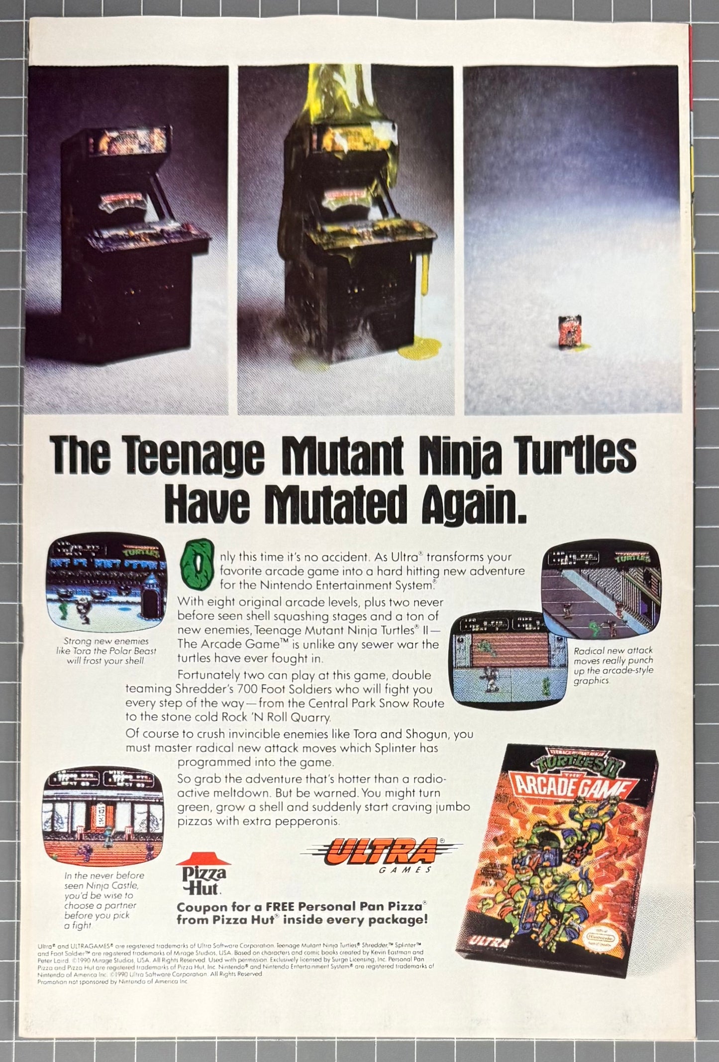 🔑 TEENAGE MUTANT NINJA TURTLES ADVENTURES #18 [ARCHIE] DIRECT COMIC 1991 VF