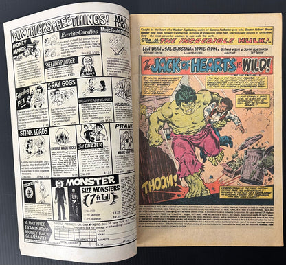 THE INCREDIBLE HULK #214 [MARVEL COMICS] NEWSSTAND 1977 VG/FN