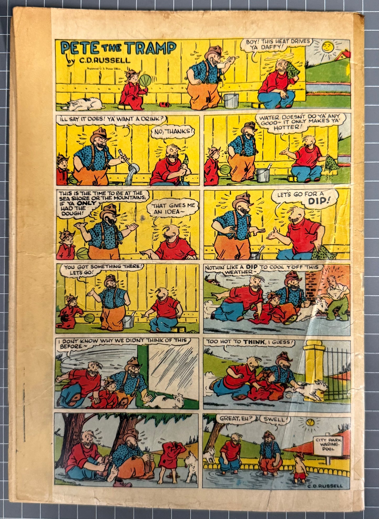 🔑 ACE COMICS #151 [DAVID MCKAY] *THE PHANTOM* FINAL ISSUE GOLDEN AGE 1949 GD
