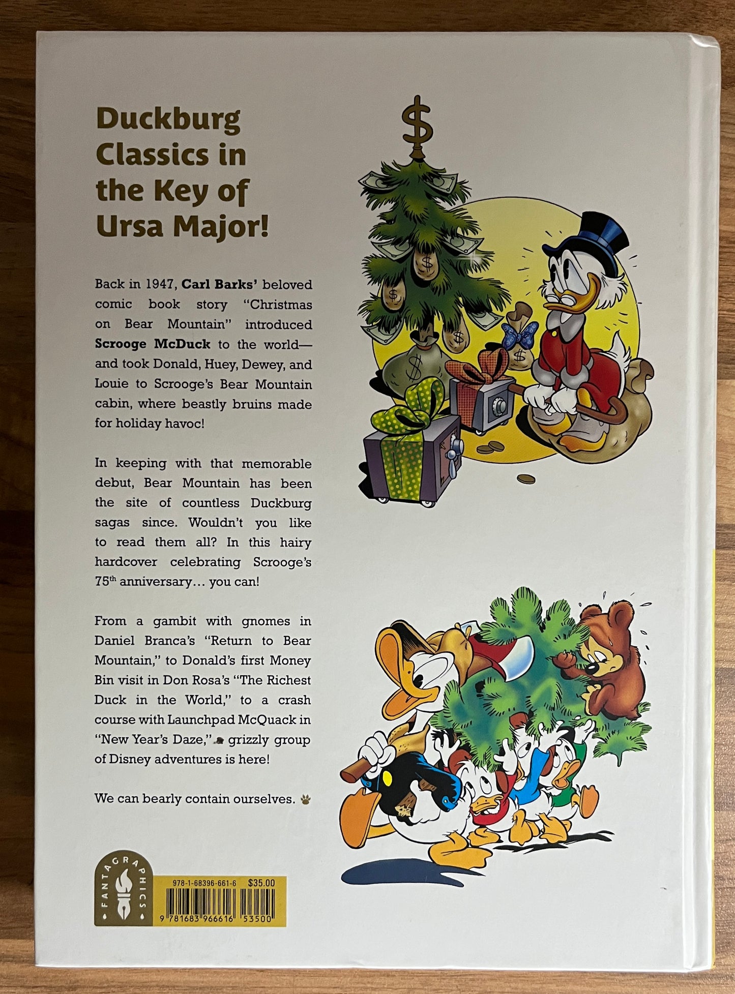 Walt Disney's Uncle Scrooge and Donald Duck: Bear Mountain Tales Carl Barks HC