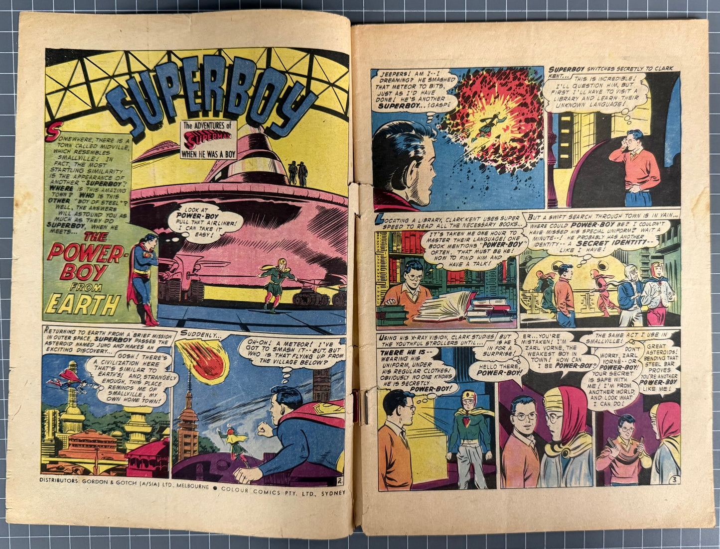 SUPERBOY #96 [COLOUR COMICS] AUSTRALIAN PRE-DECIMAL *SCARCE* 1957