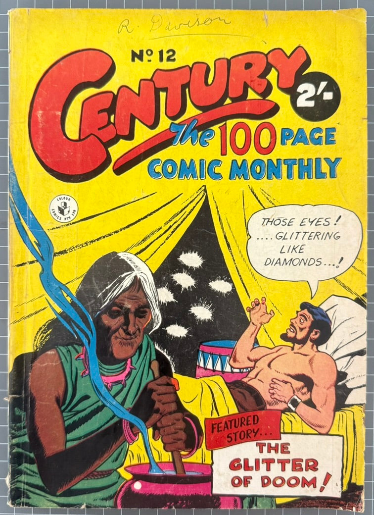 🔑 CENTURY THE 100 PAGE COMIC MONTHLY #12 [COLOUR COMICS] AUSTRALIAN DC 1957