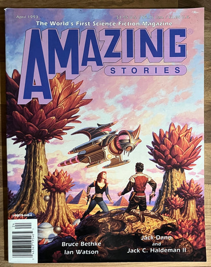 AMAZING STORIES VOL LXVIII NO 1 APRIL 1993 TSR MAGAZINE VERY GOOD+