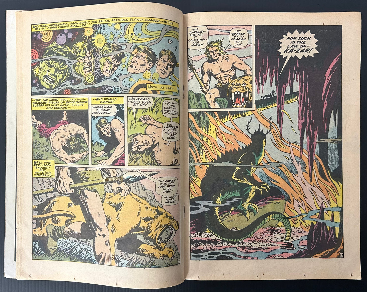 THE INCREDIBLE HULK #109 [MARVEL COMICS] DIRECT 1968 VG