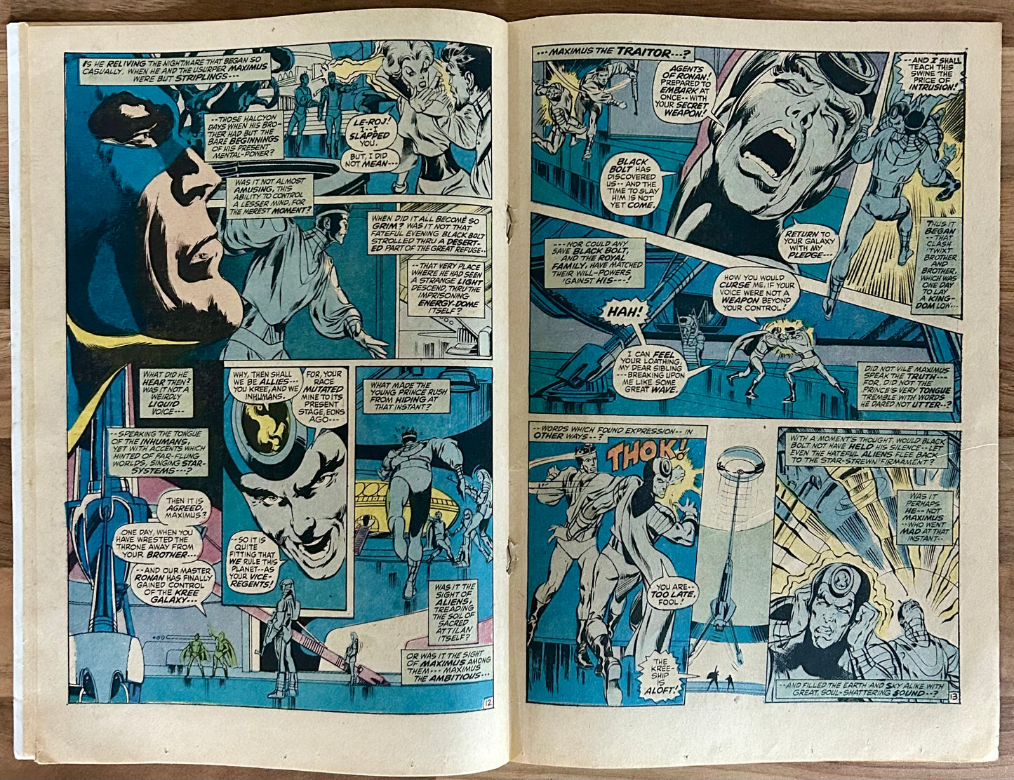 🔑 THE AVENGERS #95 [MARVEL COMICS] *KREE-SKRULL WAR* 1972 GD