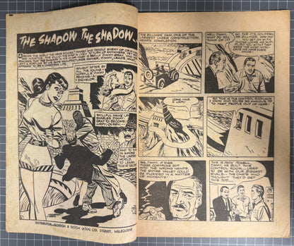 THE SHADOW #110 [TRICHO] AUSTRALIAN PRE-DECIMAL COMIC 1963