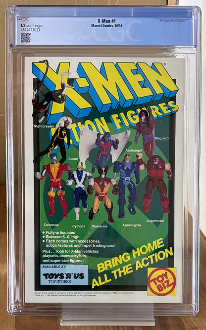 🔑 X-MEN #1 (COVER C) CGC 9.2 [MARVEL COMICS] DIRECT *1ST APP. ACOLYTES* 1991