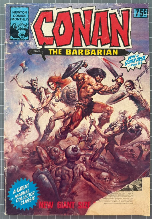 CONAN THE BARBARIAN #11 [NEWTON COMICS] AUSTRALIAN MARVEL 1975