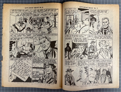 ANTI-CRIME SQUAD #4 [JUBILEE PUBLICATIONS] AUSTRALIAN PRE-DECIMAL COMIC 1956
