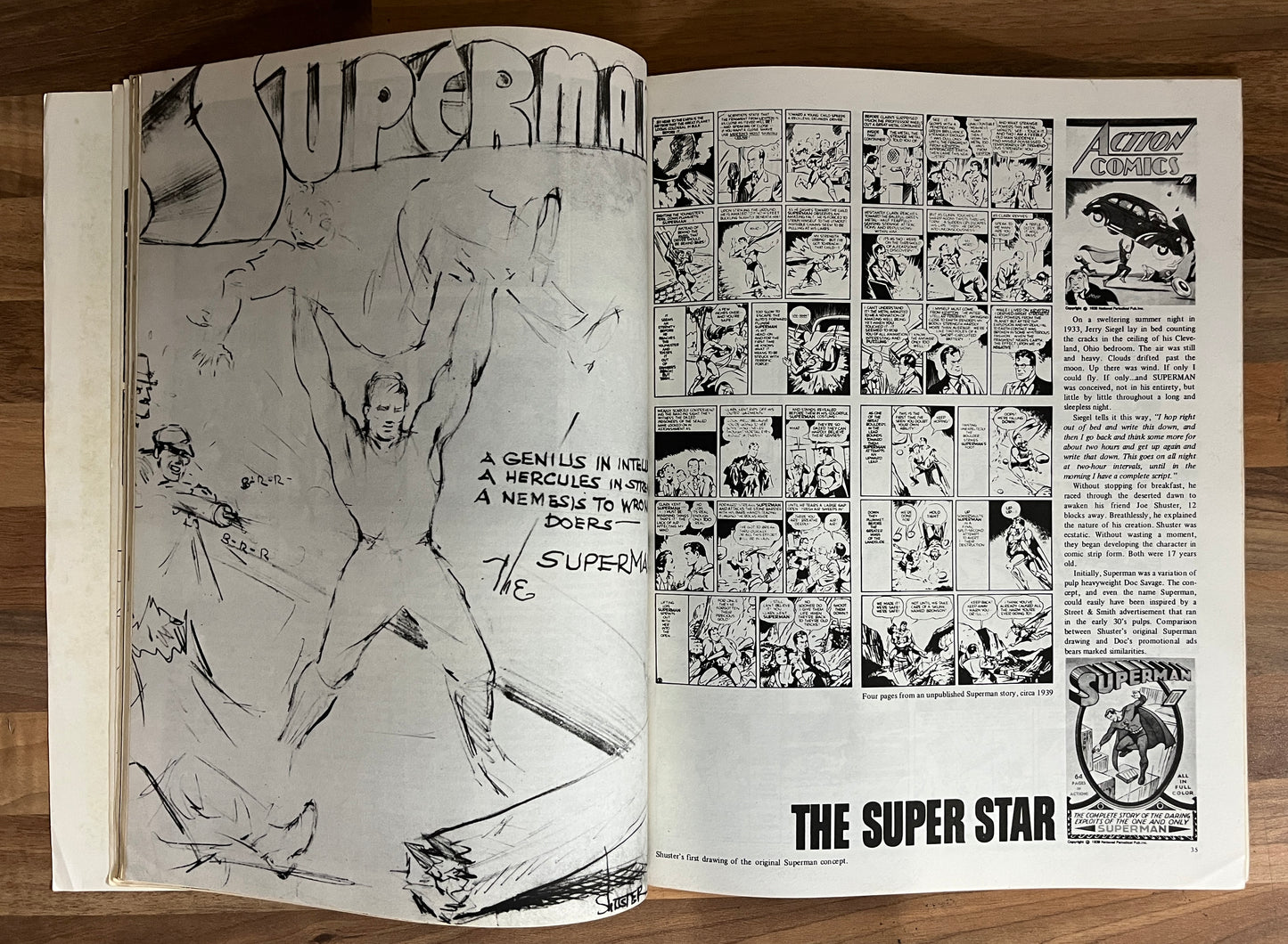 1970's JIM STERANKO The History Of Comics VOLUME 1 and 2 Oversized Supergraphics