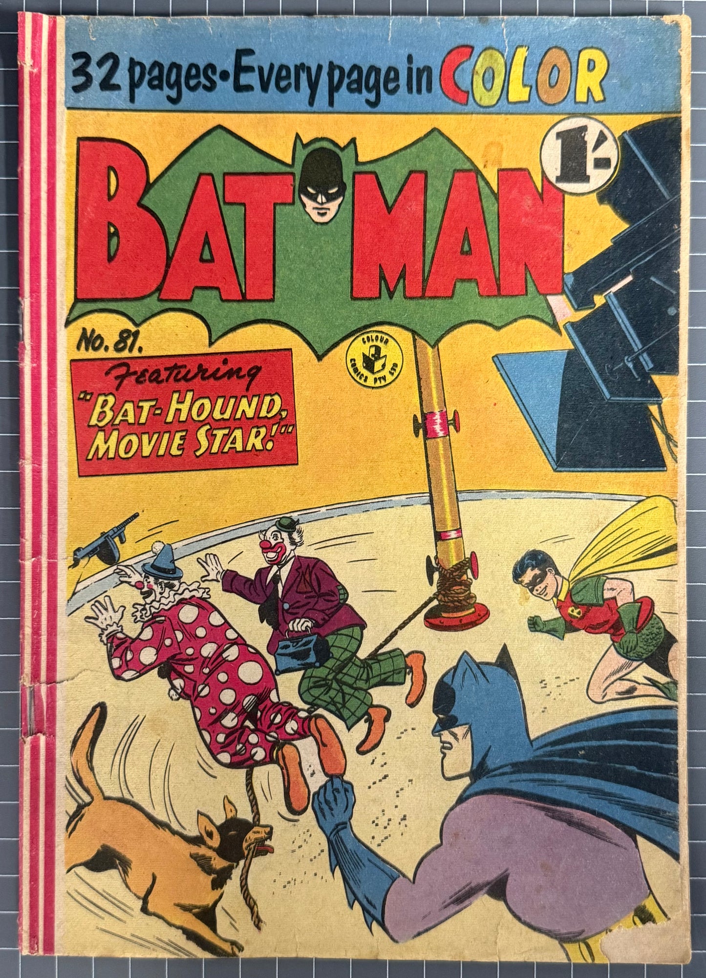 BATMAN #81 [COLOUR COMICS] AUSTRALIAN PRE-DECIMAL *SCARCE* 1957
