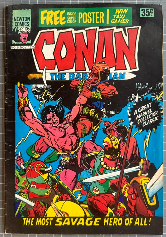 CONAN THE BARBARIAN #8 [NEWTON COMICS] AUSTRALIAN MARVEL 1975