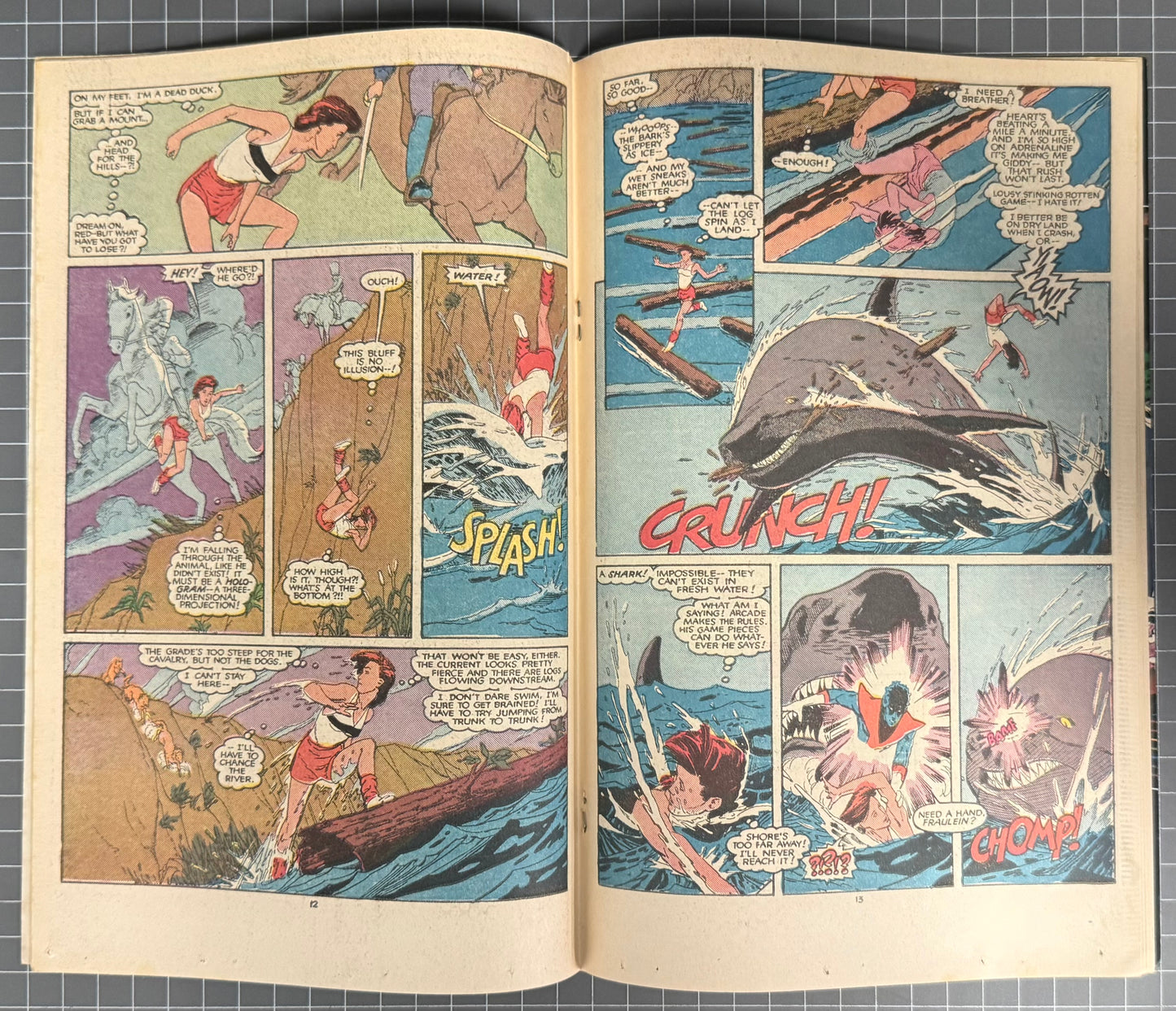 THE UNCANNY X-MEN #204 [MARVEL COMICS] DIRECT 1986 FN/VF