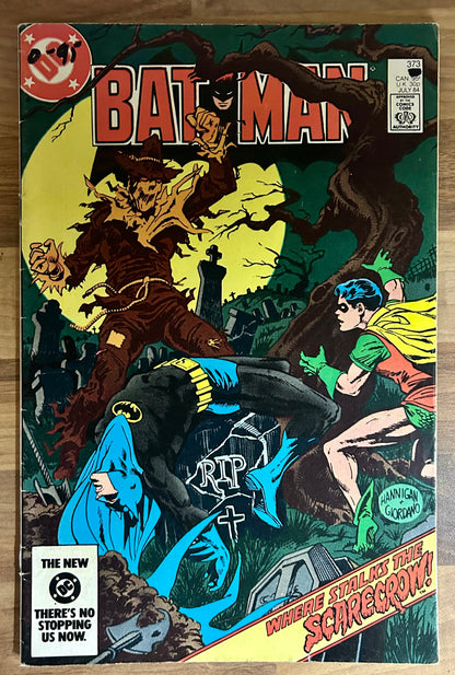 🔑 BATMAN #373 [DC COMICS] DIRECT *COVER ART BY ED HANNIGAN* 1984 FN/VF