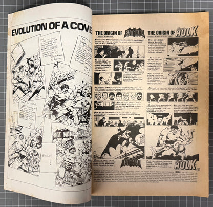🔑 BATMAN vs. THE INCREDIBLE HULK ALBUM [FEDERAL COMICS] AUSTRALIAN 1984