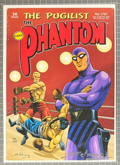 THE PHANTOM #1787 [FREW] ***SIGNED & LIMITED*** AUSTRALIAN COMIC 2017 FN/VF