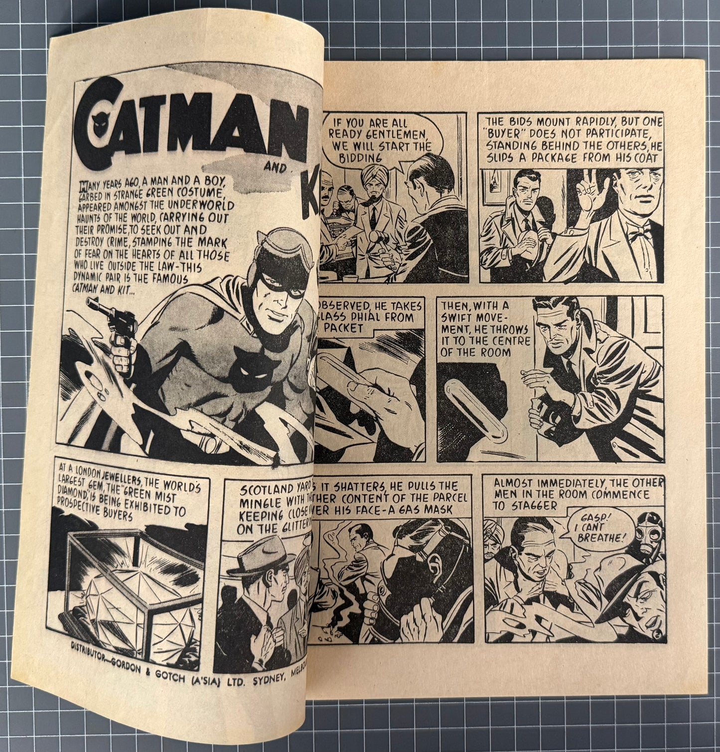ADVENTURES OF CATMAN #16 [PAGE PUBLICATIONS] AUSTRALIAN PRE-DECIMAL COMIC 1966