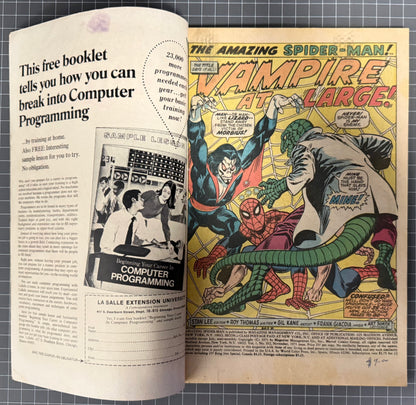 🔑 THE AMAZING SPIDER-MAN #102 (MARVEL) COMIC 1971 *MORBIUS* VG-