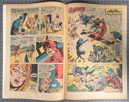 🔑 DAREDEVIL #111 [MARVEL COMICS] DIRECT *1ST APP. SILVER SAMURAI* 1974 FN