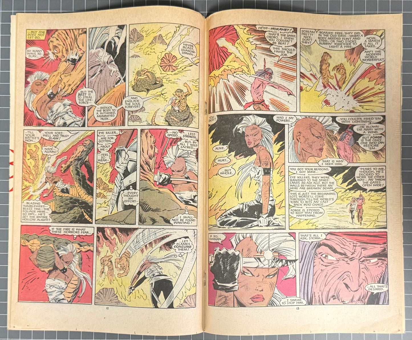 🔑 UNCANNY X-MEN #222 [MARVEL COMICS] DIRECT 1987 FN+